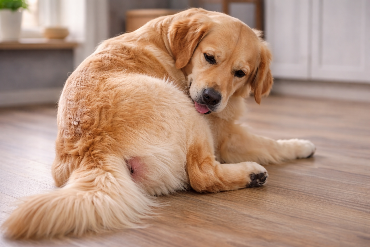 Analdrüsenprobleme beim Hund: Ursachen & Fütterungstipps