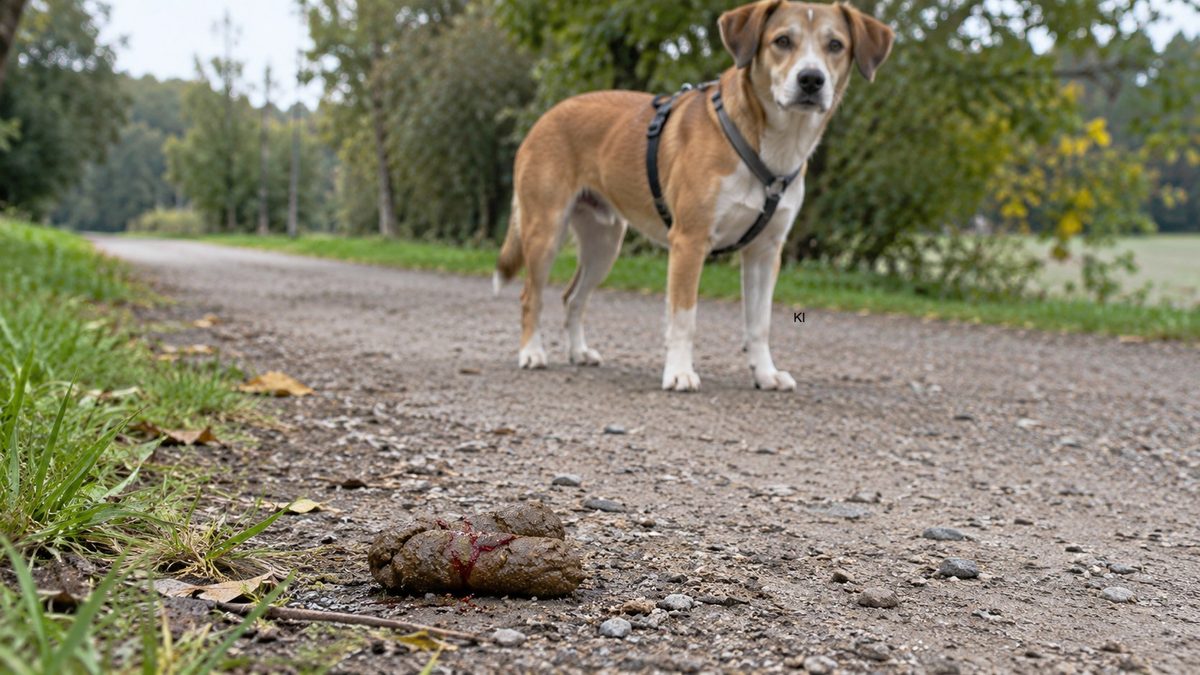 Blut im Kot beim Hund: Farbe, Ursachen und Warnzeichen richtig einordnen
