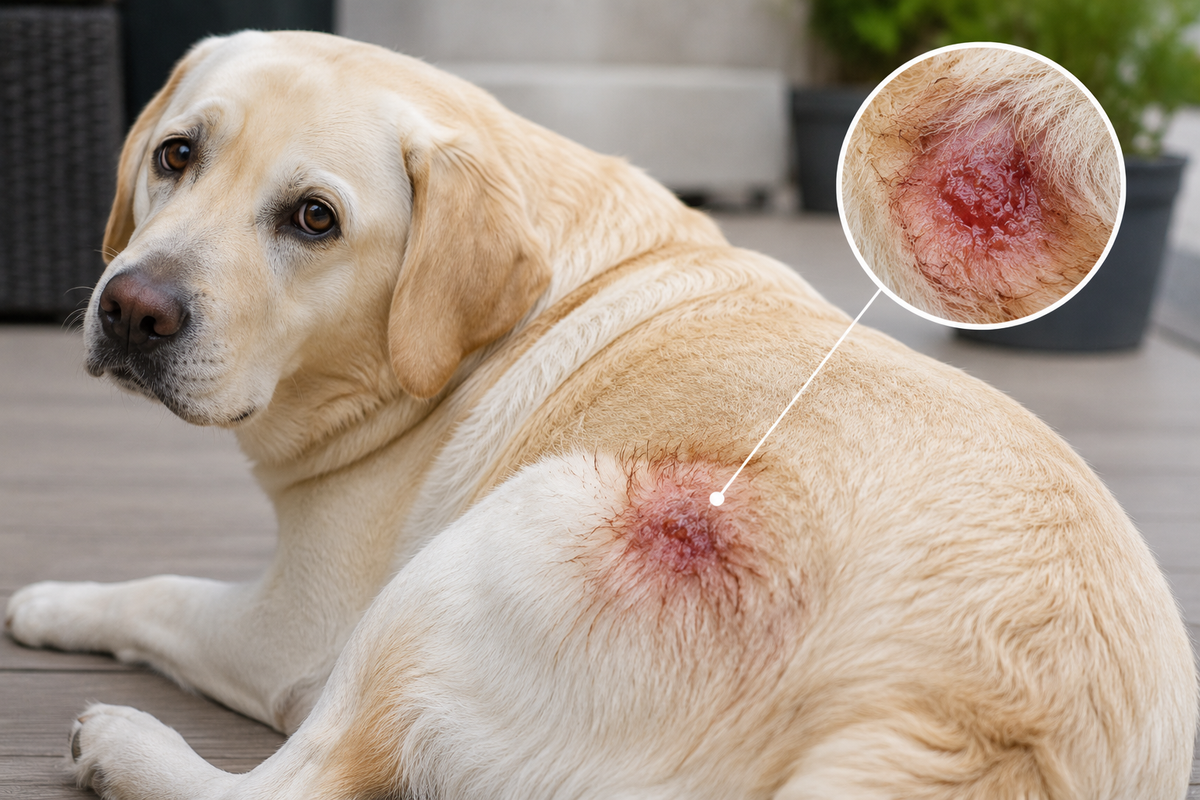 Hot Spot beim Hund – wenn die Haut plötzlich wund wird