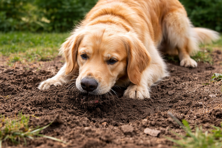 Hund frisst Erde: Ursachen, Futter & wann du handeln solltest