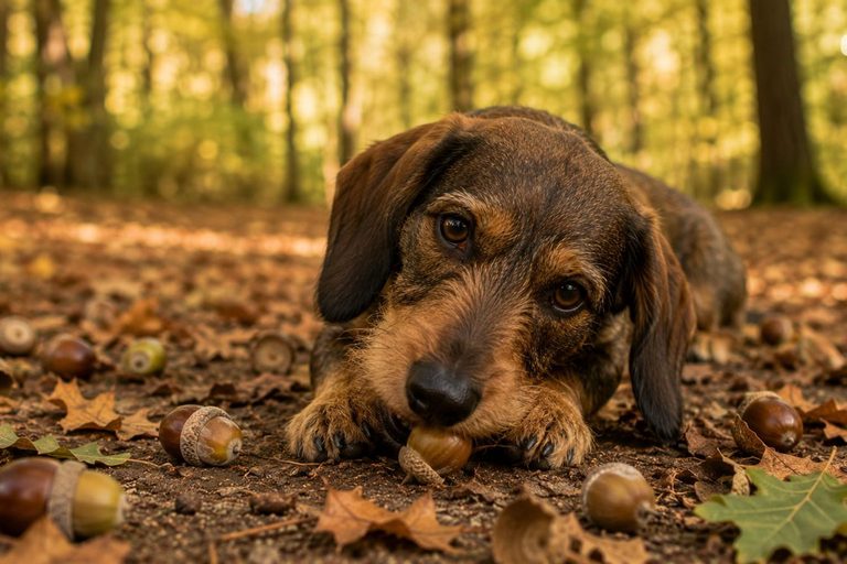Hund hat eine Eichel gefressen: Giftig oder harmlos?