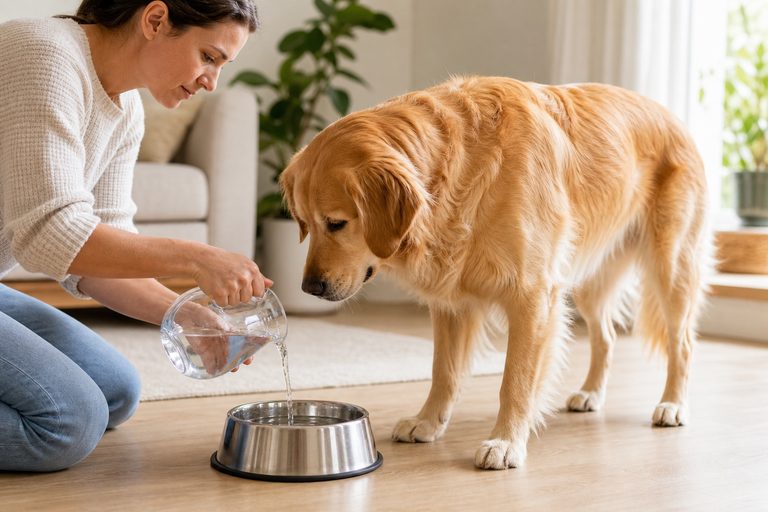 Trinkcheck beim Hund: So erkennst du, ob dein Hund genug trinkt