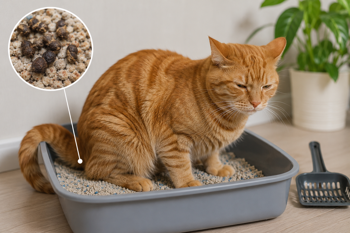 Verstopfung bei Katzen: Wenn der Kot zu hart wird